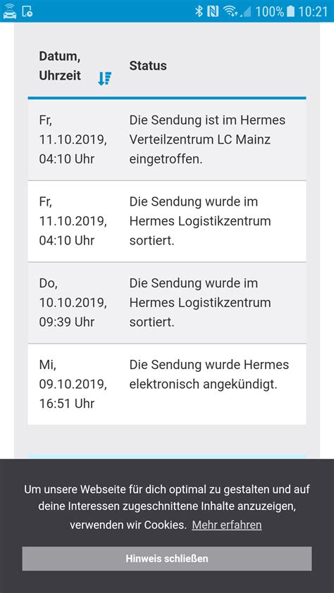 hat hermes probleme mit der zustellung|hermes sendung verpasst.